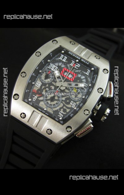 Richard Mille RM011 Filipe Massa Titanium Swiss Replica Watch