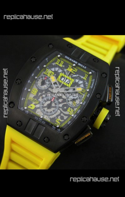 Richard Mille RM011 Filipe Massa Texas GP PVD Casing Edition Swiss Replica Watch