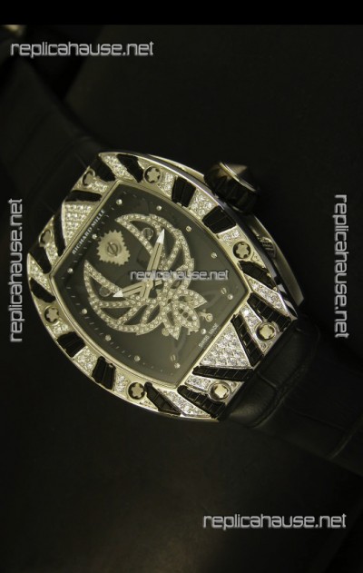 Richard Mille RM051 Tourbillon Swiss Watch in Leather Strap