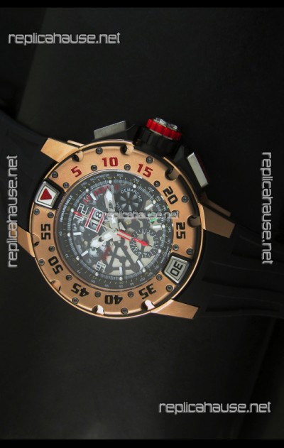 Richard Mille RM032 Swiss Watch in Pink Gold Finish