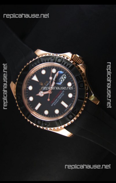 Rolex Yacht-Master 40 Oyster 40MM Watch in Everose Gold Swiss Watch 