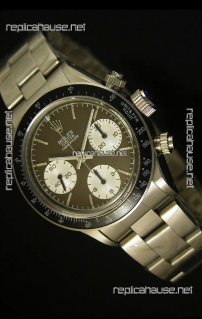 Rolex Daytona 6263 Cosmograph Brown Coffee Dial Black Bezel
