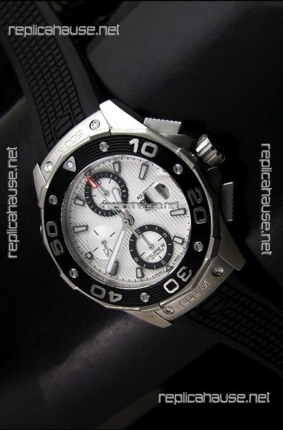 Tag Heuer Aquaracer Calibre 16 Swiss Watch in White Dial