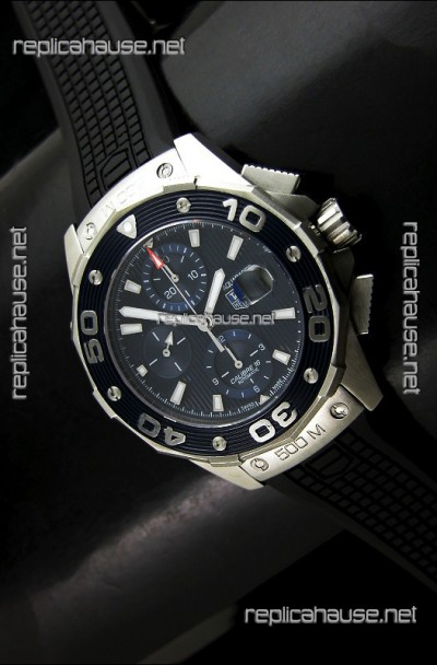 Tag Heuer Aquaracer Calibre 16 Swiss Watch in Dark Blue Dial