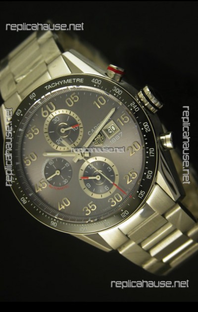 Tag Heuer Carrera Calibre 1887 Grey Dial Watch - 1:1 Mirror Replica 