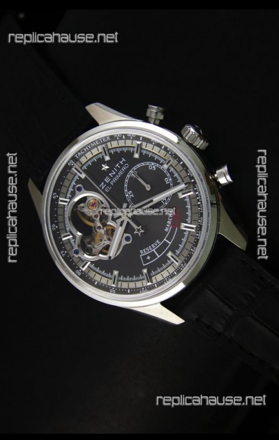 Zenith El Primero Chronomaster Handwind Power Reserve 42MM Replica Watch Grey Dial